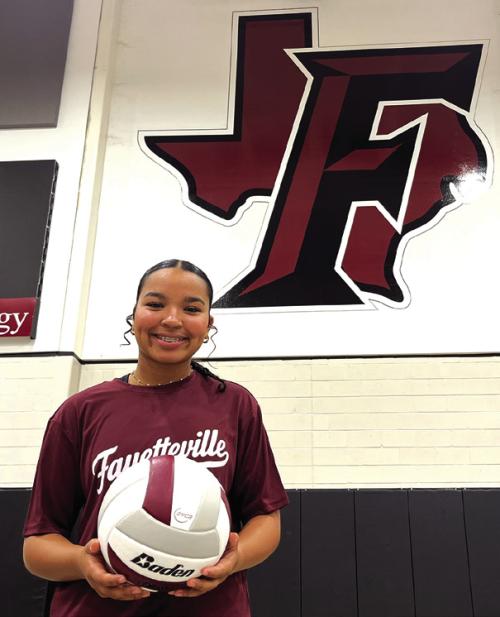 Fayetteville senior Devynn Moeckel in the school’s gym. Photo by Jeff Wick