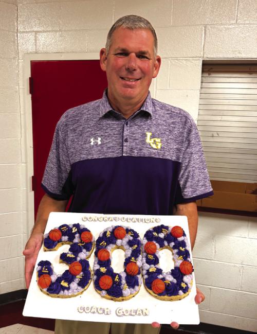 Longtime La Grange girls basketball coach Heath Golan celebrated his 300 career win early this season.