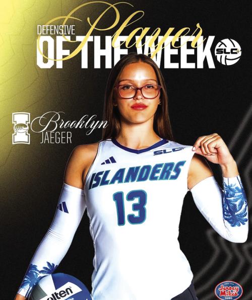 Fayetteville’s Jaeger Named Southland Conference Volleyball Player of the Week