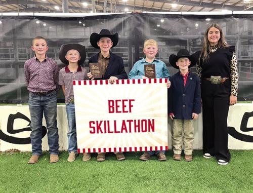 Pictured are: Gage Smrkovsky, Joe Carrales, Crockett Guenther, Wyatt Smrkovsky, Rowdy Guenther, and Adalyn Carrales.