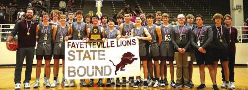 Lions Roar Their Way to State Basketball Tournament