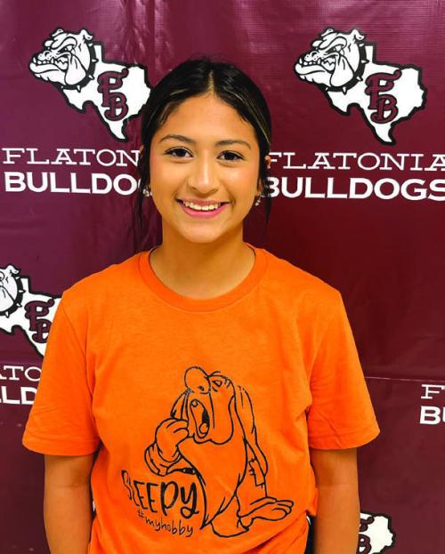Elzah Herrera is a defensive leader for the surging Flatonia volleyball team. Photo by Jeff Wick