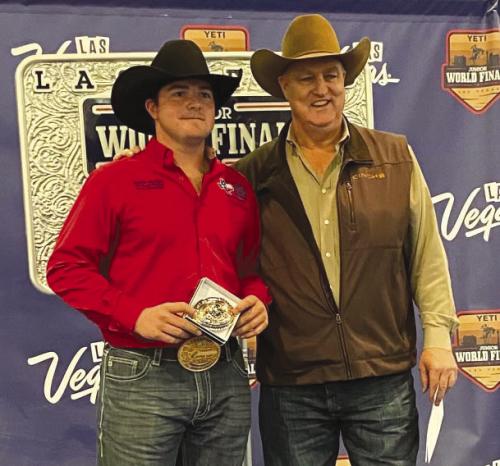 Crainer Competes in Jr. Steer Wrestling World Championship