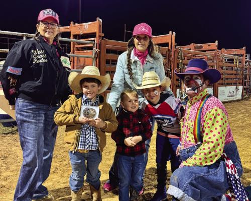 Mutton Bustin’ Winners from the Saturday Night Performance at The Fayette County Sheriff’s Posse Rodeo: Allen Kutac &amp; Matthew Wallace. Photo by Darling June Images