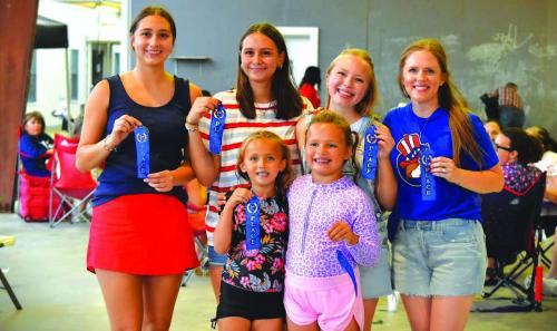 3-legged Race Winners: Trinity Yanis and Kayden Yanis, Zoe Hill and Rachel Hill, Kodi Calvert and Ellia Hernandez