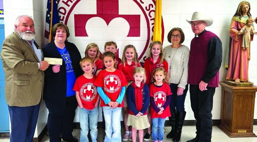 Fayetteville KCs Donate to Sacred Heart