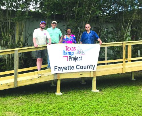 Texas Ramp Builds Near Walhalla