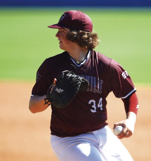 Fayetteville’s Chance Konvicka, shown here at last season’s state baseball tournament, threw a no-hitter Tuesday.