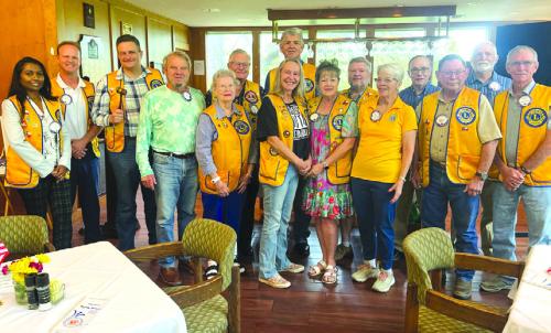 La Grange Noon Lions Officers Installed