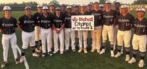 The Flatonia Bulldogs after Saturday’s series clinching victory.
