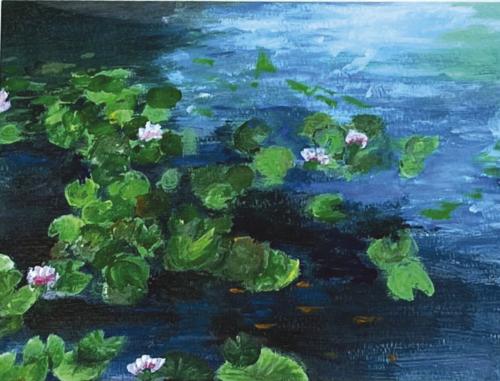 Waterlilies by Autumn Wolf - Grade 10.