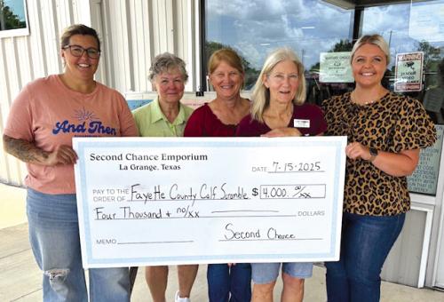 Second Chance Donates to Calf Scramble