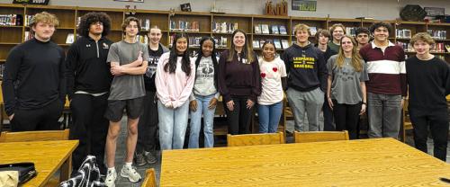 Leo Club Hears from Lion Bailey Grzyb