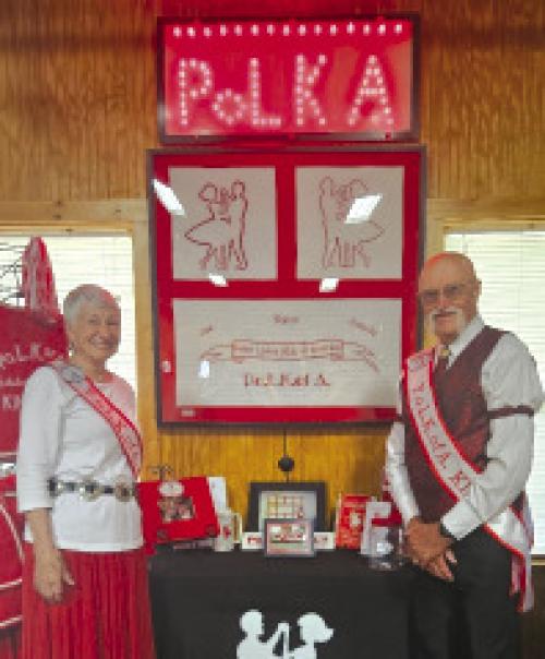 The King and Queen of The Polka Lovers Klub of America Texas Division, C. W. “Chris” and Doris Benson were in attendance.