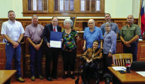 County Historical Commission Honored