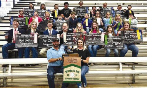 Fayette County 4-H district group.