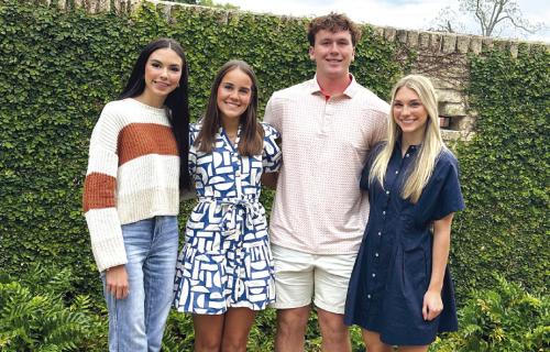 Tori Newton, Clara Bundick, Oliver Gunn, and Kylie Trlicek.