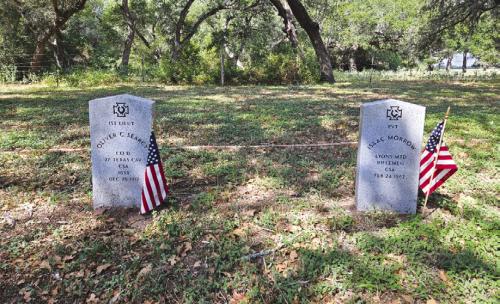Schulenburg American Legion Moves Two Civil War Veterans’ Headstones
