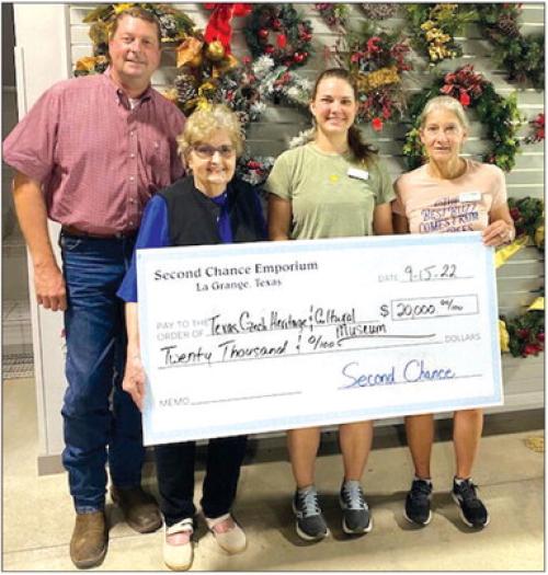 Second Chance Donates to TCHCC