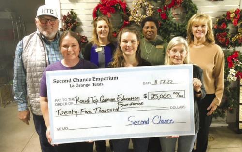 Second Chance Donates to RT-C Education Foundation