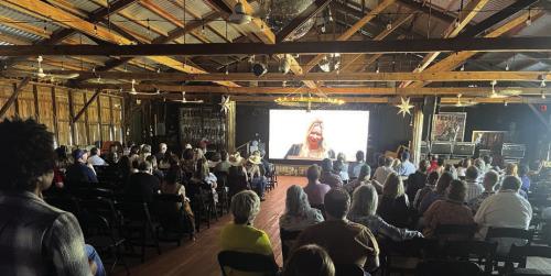 The second annual Round Top Film Festival was held Thursday-Sunday across several venues in Round Top. The two primary screening locations were at The Festival Hill Concert Hall, left, and the Round Top Dance Hall, right. Photos by Jeff Wick