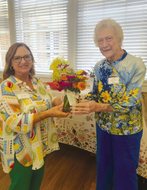 Garden Club Officers Installed, Honorary Member Recognized