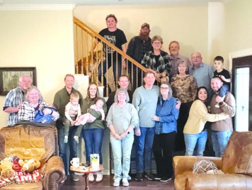 The Schwartzenburg family Thanksgiving.