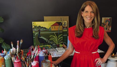 Ana Stapleton in her studio.