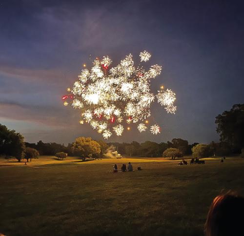 Fireworks at the Golf Course