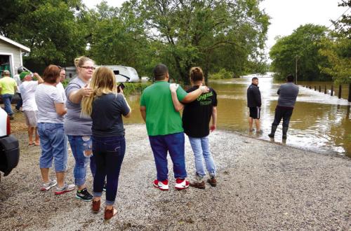 Help From One Flooded Town to Another