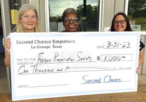 Second Chance Supports Fayette County Non-Profits