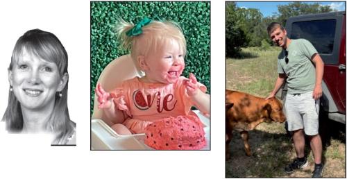 Delilah Zuhn at her first birthday party. She is the great granddaughter of Devon Boehnke. Samuel Strathmeier of Bunde, Germany visiting the Ivy family.