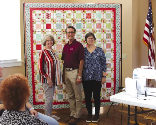 CVQG Donates Quilt to St. Mark’s Auction