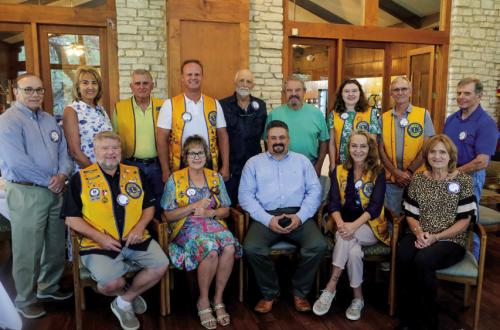 La Grange Noon Lions Install New Officers