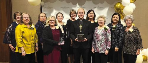 This past weekend the Catholic Schools in the Diocese of Austin gathered to celebrate those that help make our schools a place to form students in Wisdom and Holiness. This year Sacred Heart Catholic School is honored to recognize the Catholic Daughters Court Annunciation No. 1962 for their service and dedication to our students.