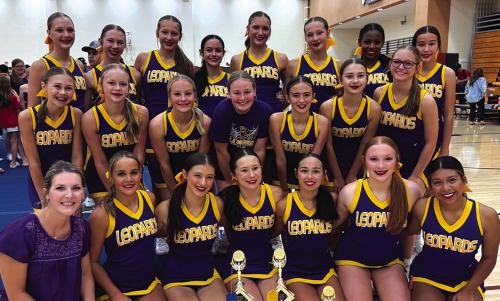 The Lady Leps are shown here in a file photo from their competition over the summer at UT.