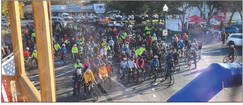 Cyclists Descend on Fayetteville