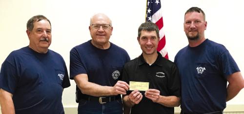 Ellinger Volunteer Fire Dept. Receives Donation from Incredible Knockouts