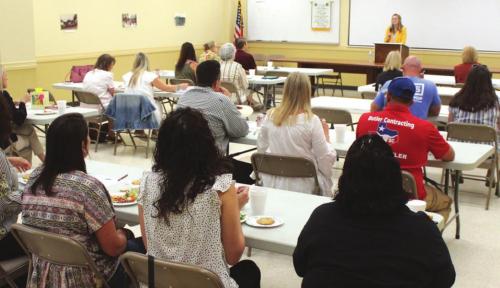 Mauro Speaks in La Grange