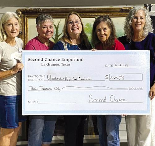 Second Chance Donates to Civic Association