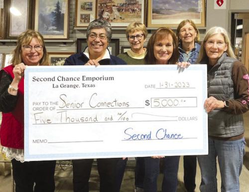 Second Chance Makes Donation to Seniors
