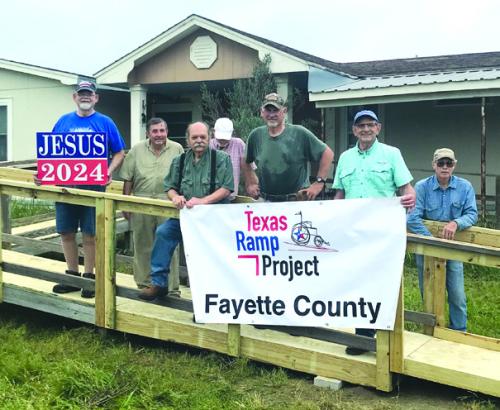 Ramp Rebuilt in Schulenburg