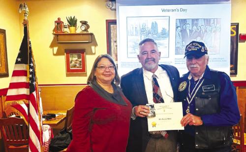 Mark Rotter Receives War Service Medal