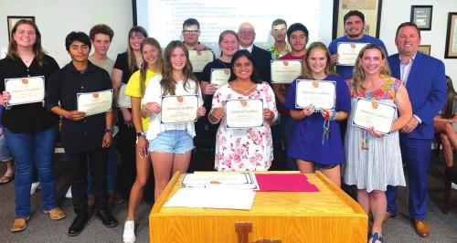 LGISD Board Recognizes State Qualifiers