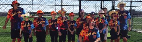 Local Youth Athletes Play in Banana Ball Tournament in Rosenberg