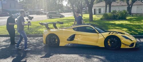Hennessey Performance dropped into Fayetteville with a custom Venom F5.