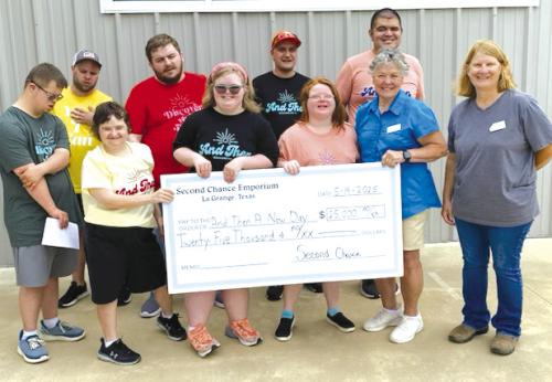 Second Chance Donates to Autism Support Group