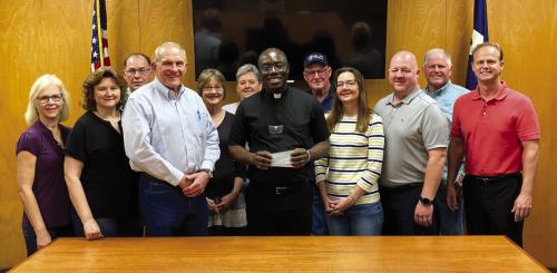 KJT Society No. 46 Donates to Hostyn Church