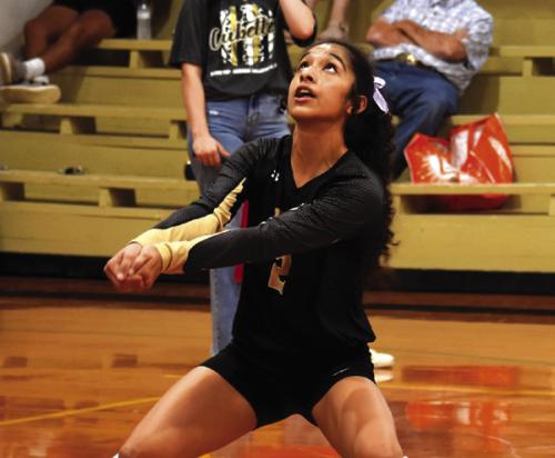 Round Top-Carmine’s Liliana Salinas in action Tuesday. Photo by Paul Kipp