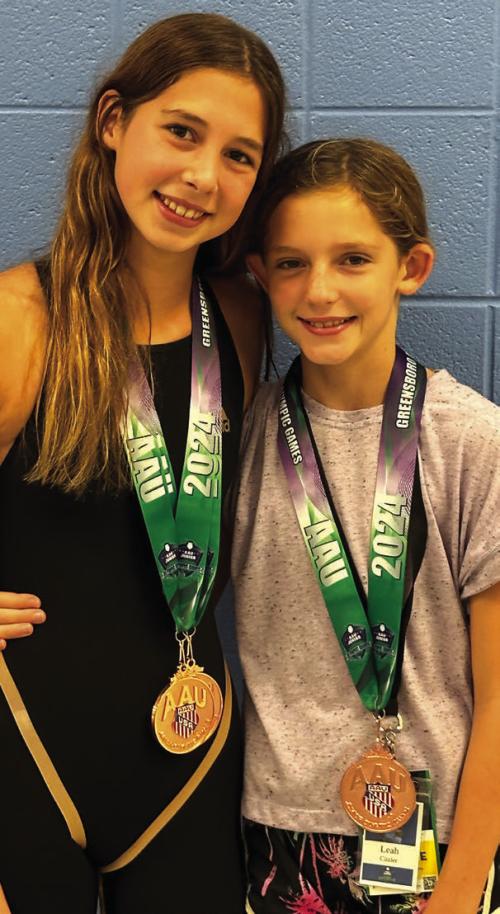 Swimmers at Nationals